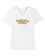 Merry & chill  Tricou mânecă scurtă guler V Bărbat Presenter