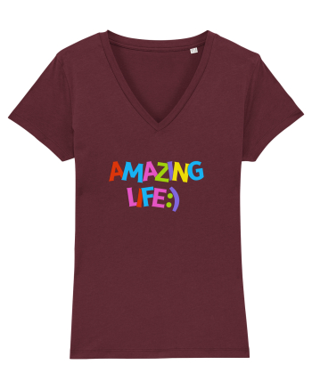 Ameizing life Burgundy