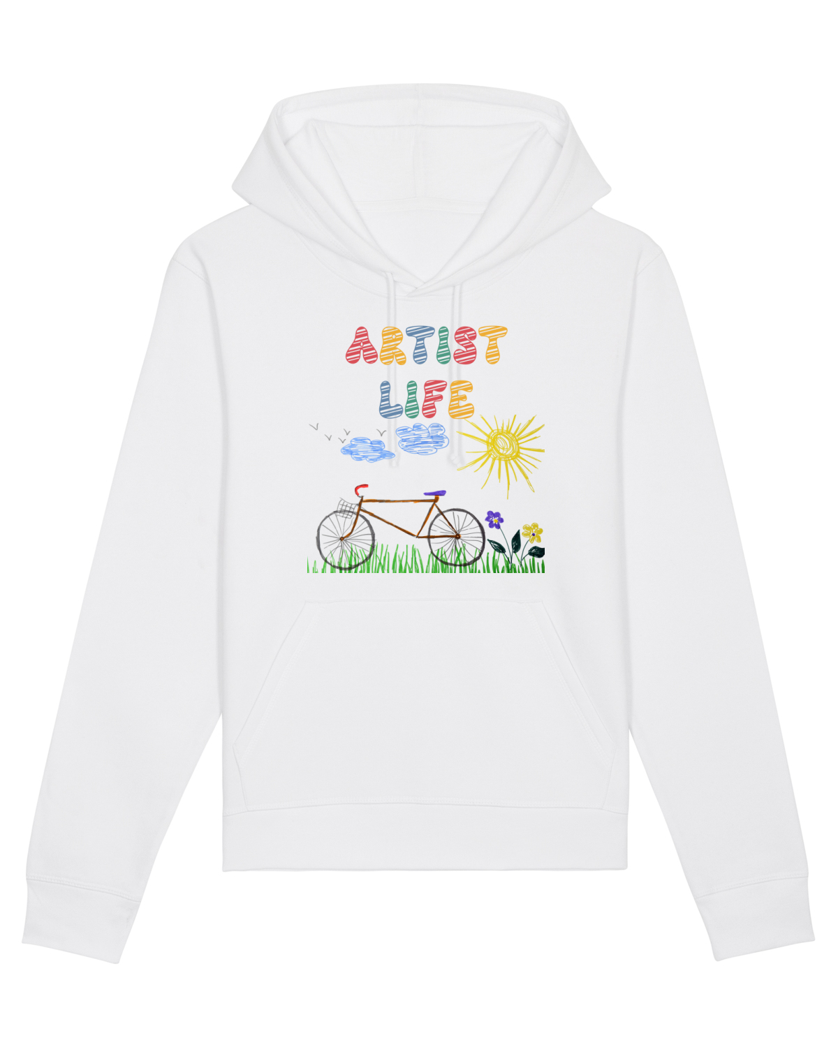 Hanorac Unisex Drummer White