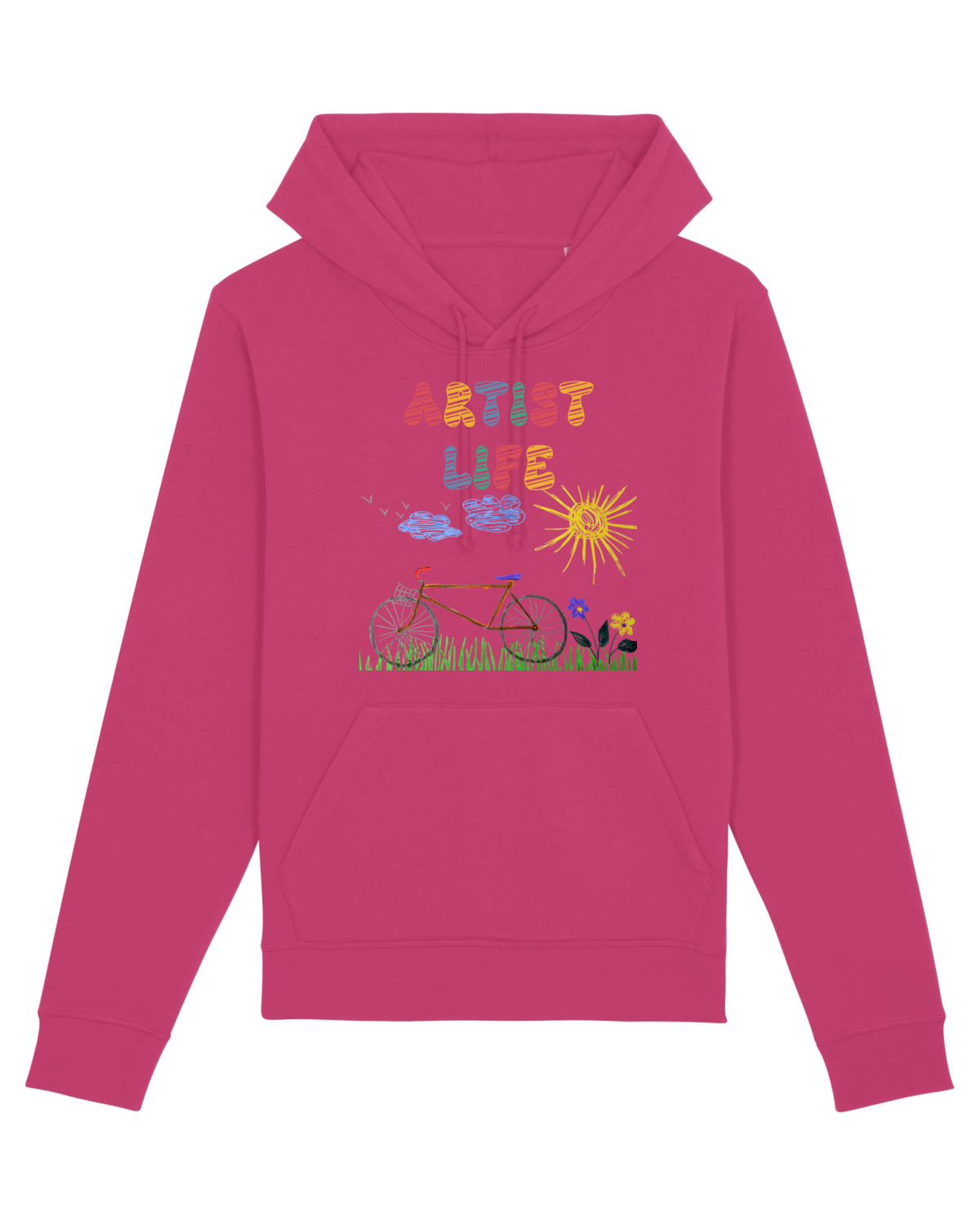 Hanorac Unisex Drummer Raspberry