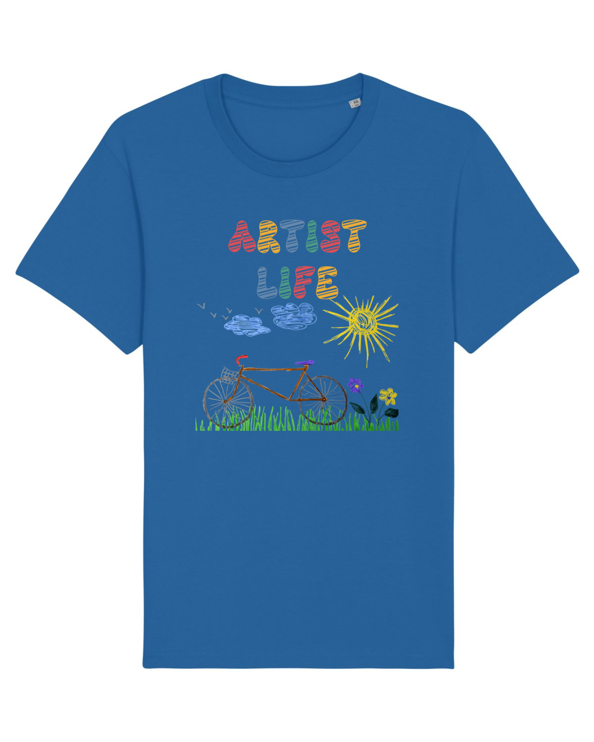 Tricou mânecă scurtă Unisex Rocker Royal Blue