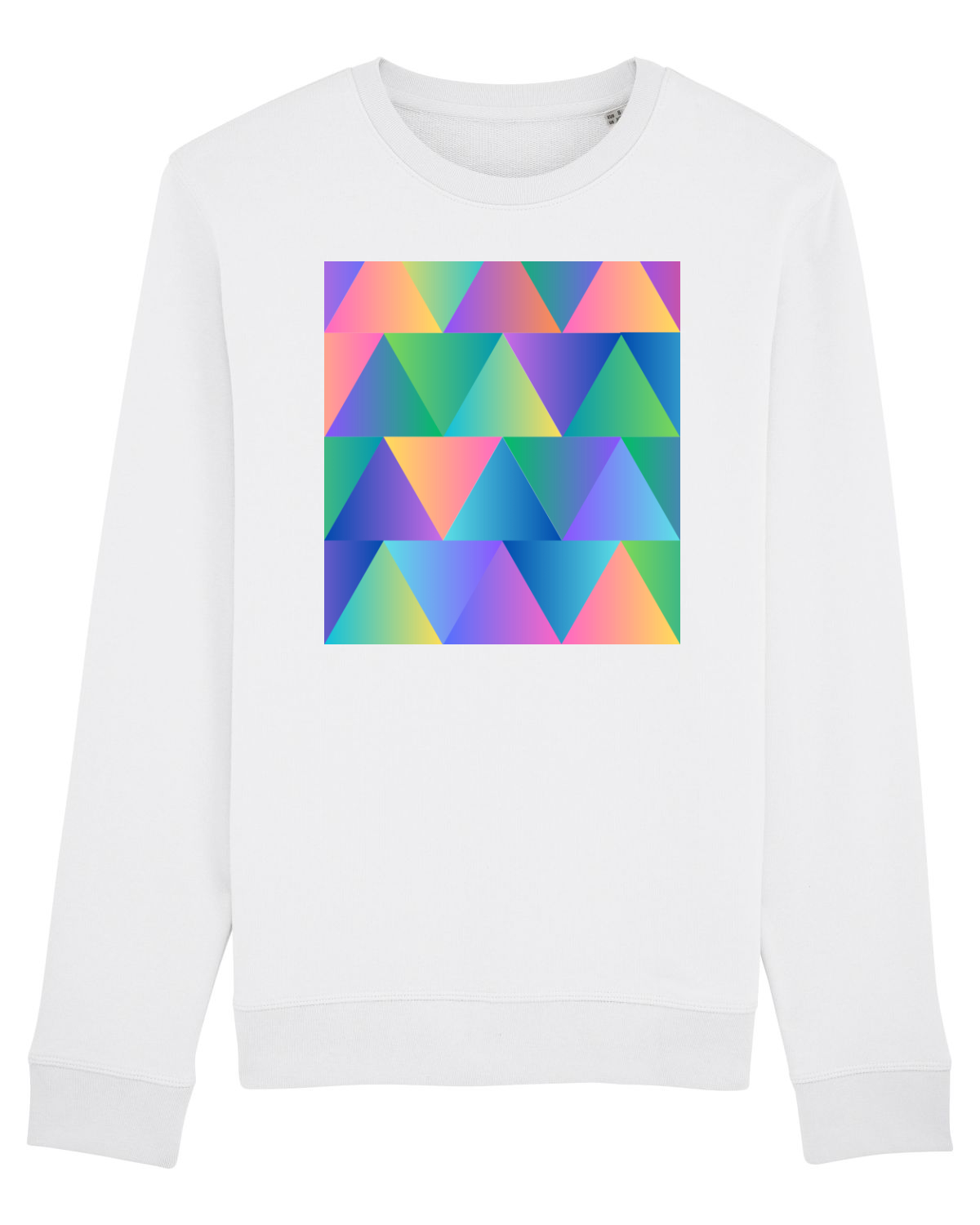 Bluză mânecă lungă Unisex Rise White