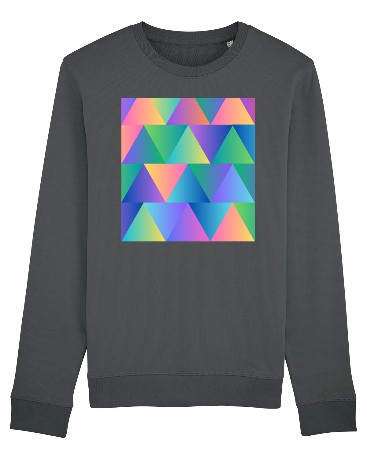 Bluză mânecă lungă Unisex Rise Anthracite