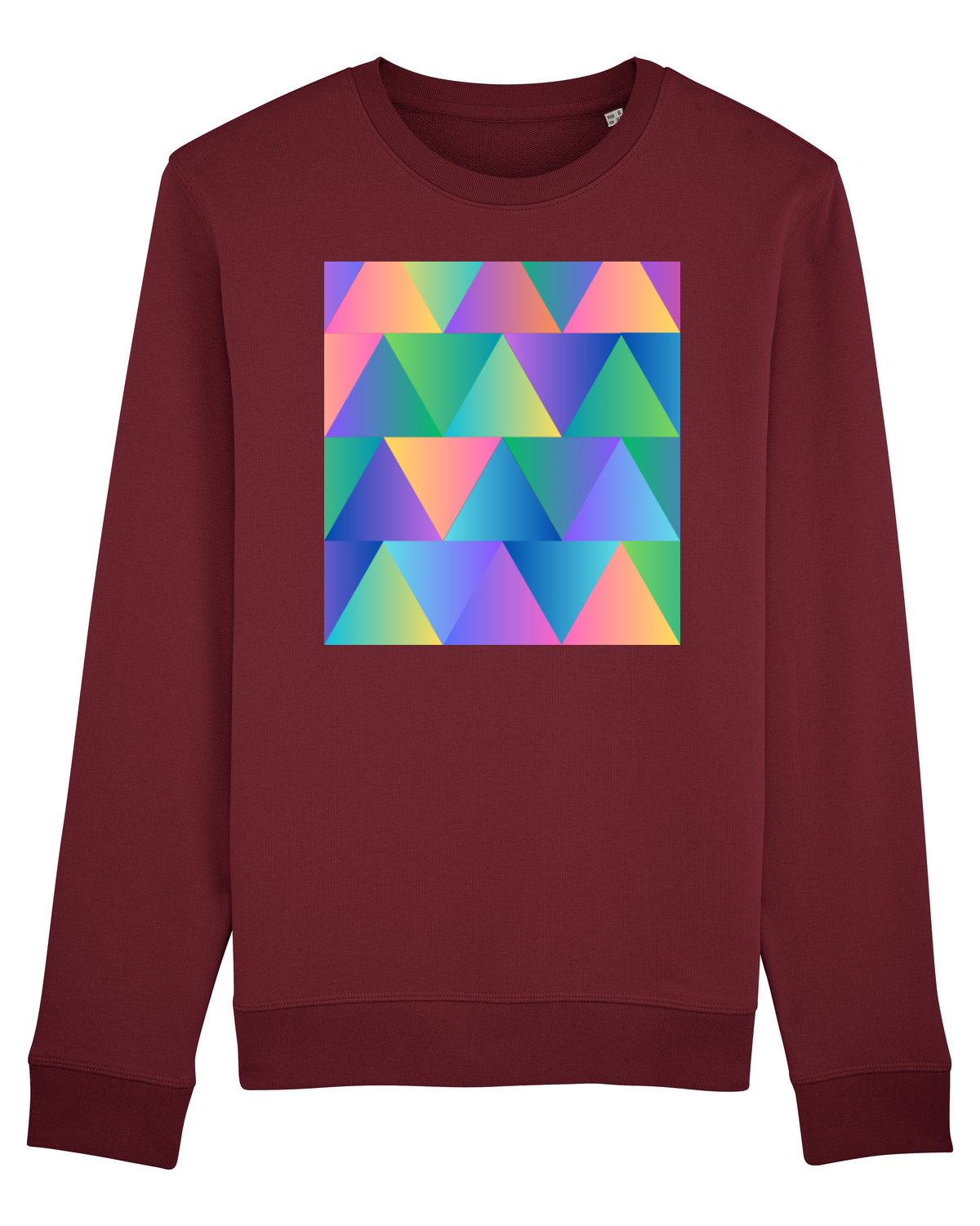 Bluză mânecă lungă Unisex Rise Burgundy