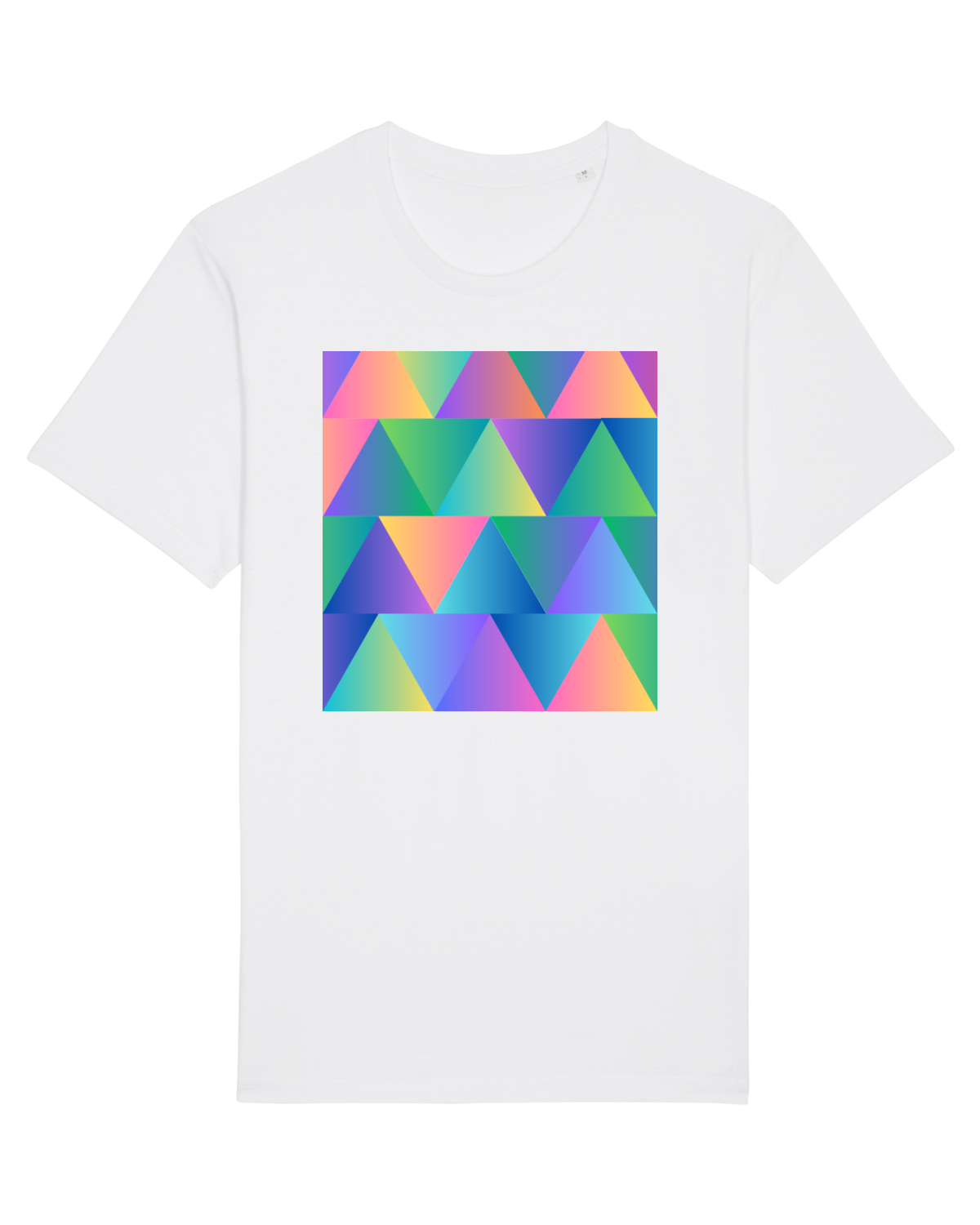 Tricou mânecă scurtă Unisex Rocker White