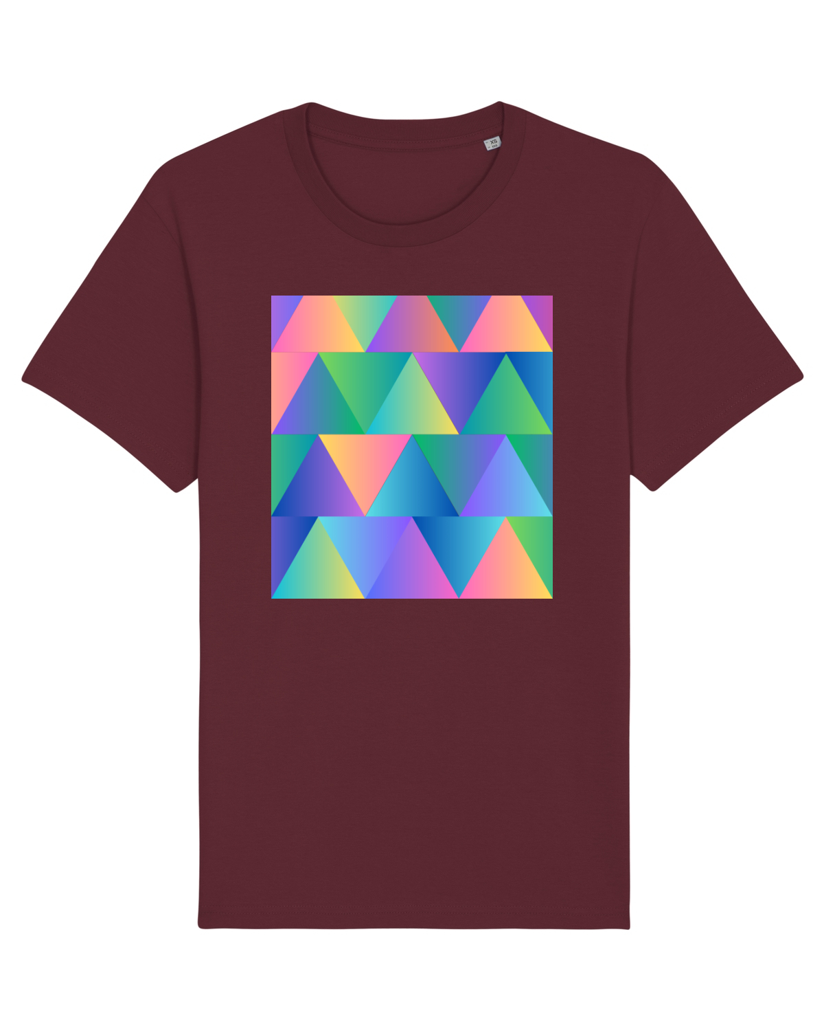 Tricou mânecă scurtă Unisex Rocker Burgundy