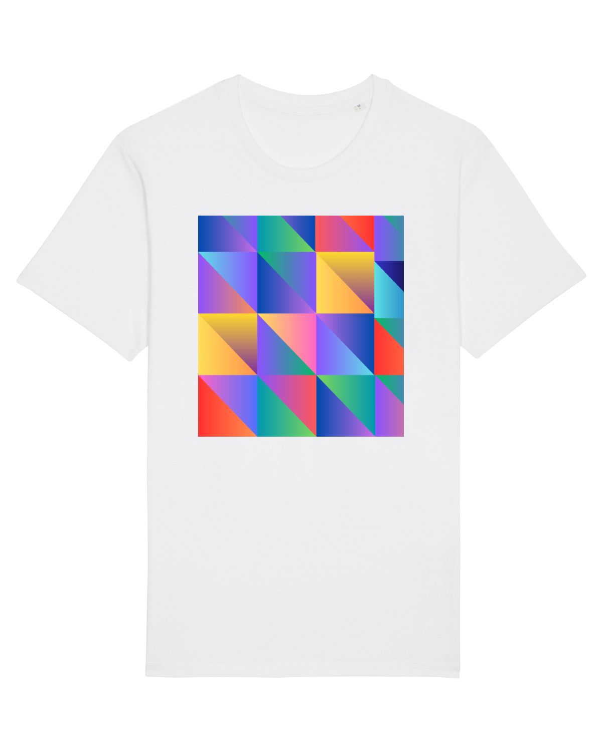 Tricou mânecă scurtă Unisex Rocker White