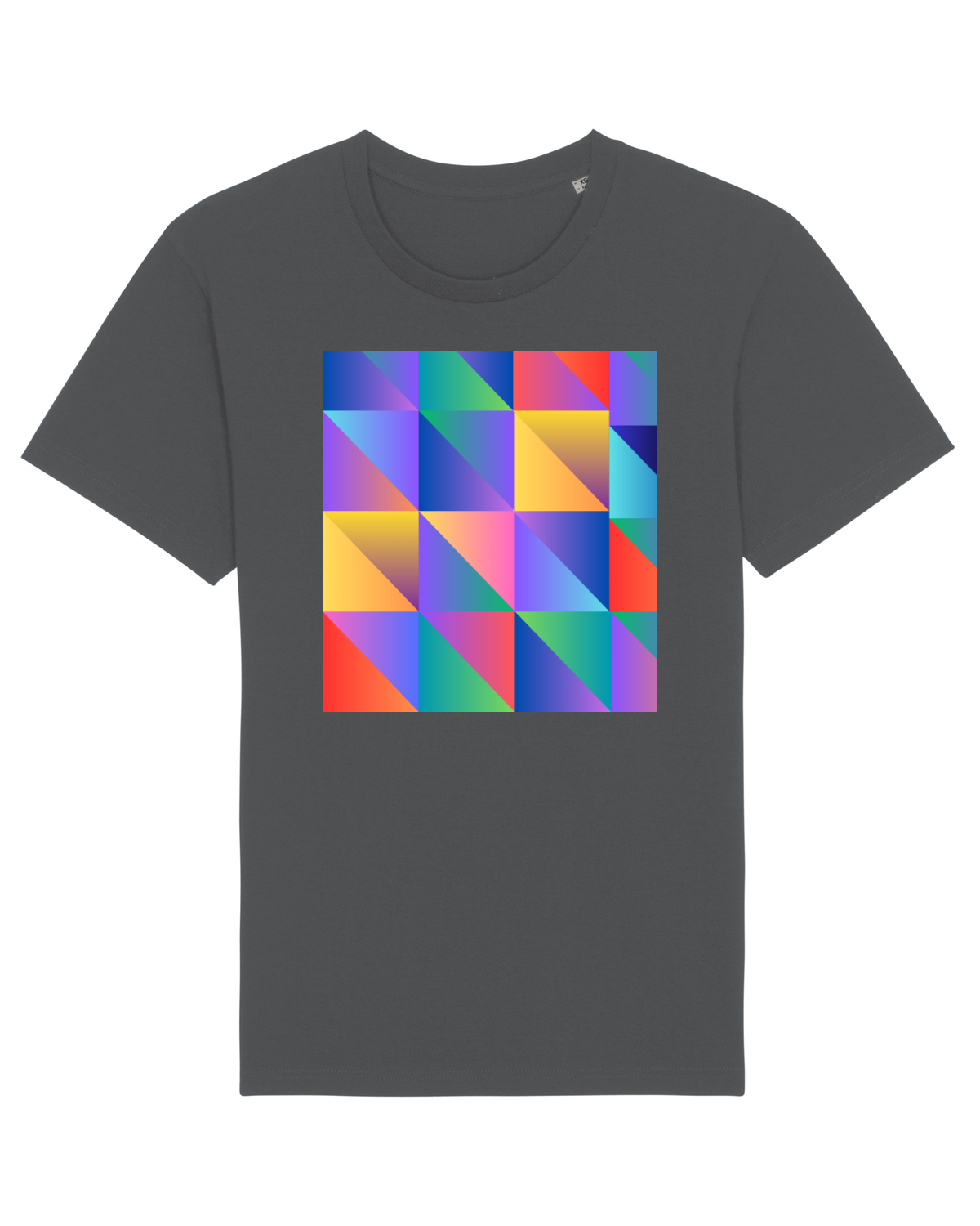 Tricou mânecă scurtă Unisex Rocker Anthracite