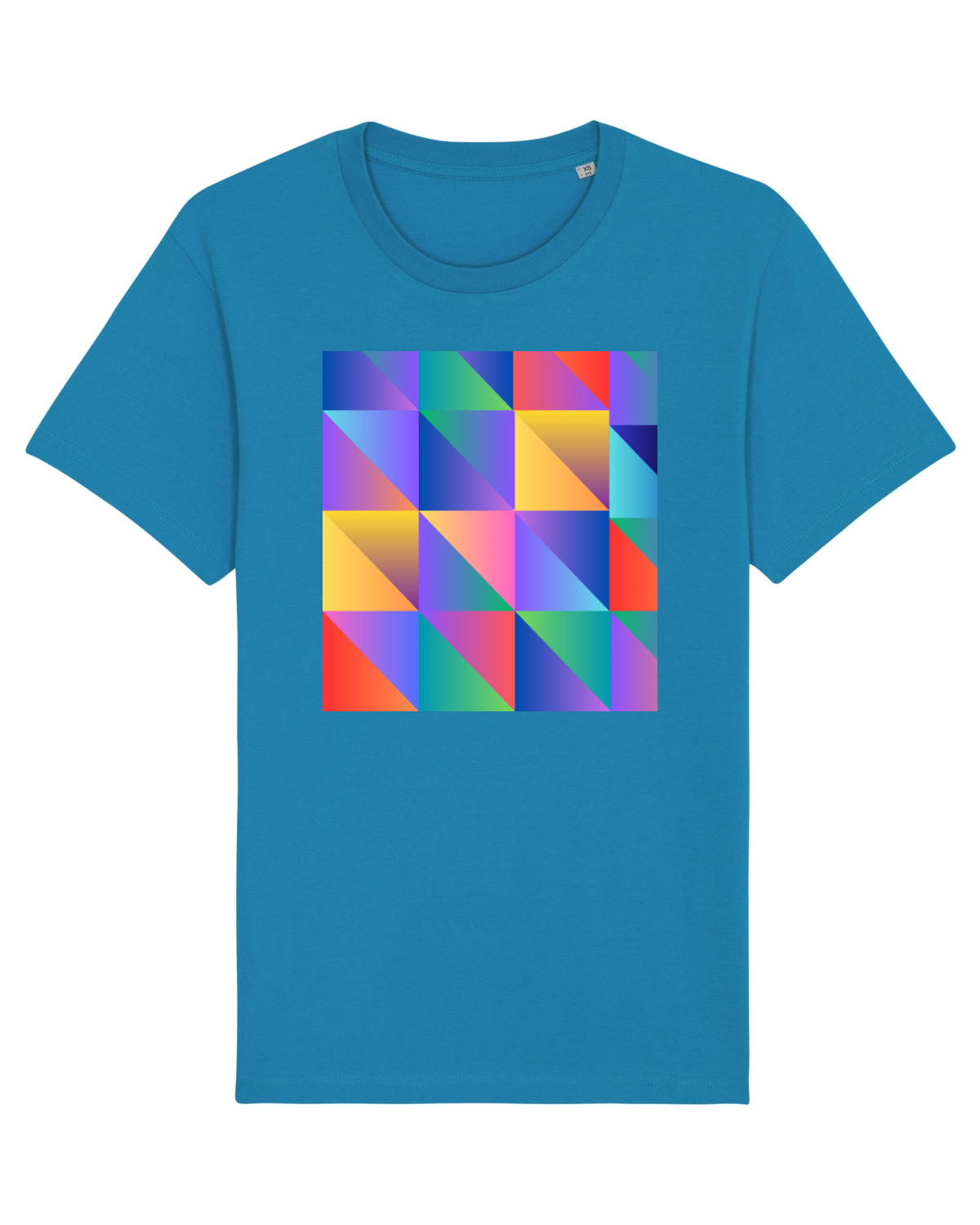 Tricou mânecă scurtă Unisex Rocker Azur