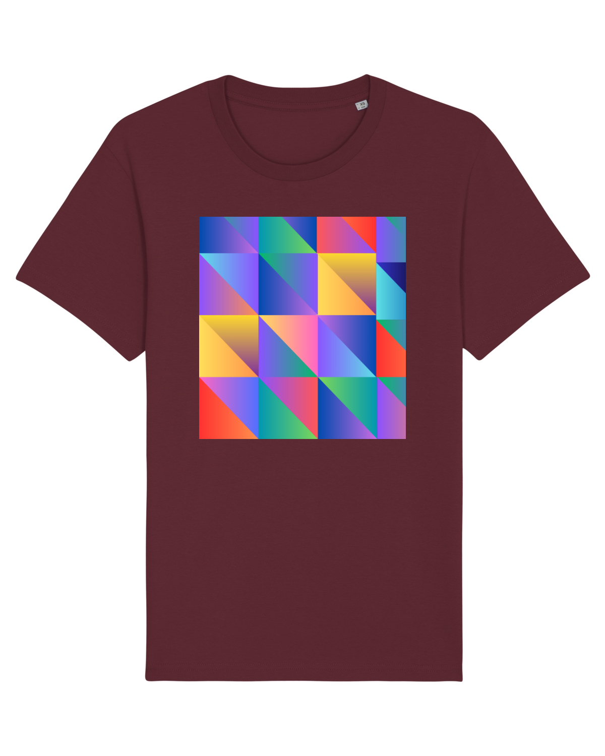 Tricou mânecă scurtă Unisex Rocker Burgundy