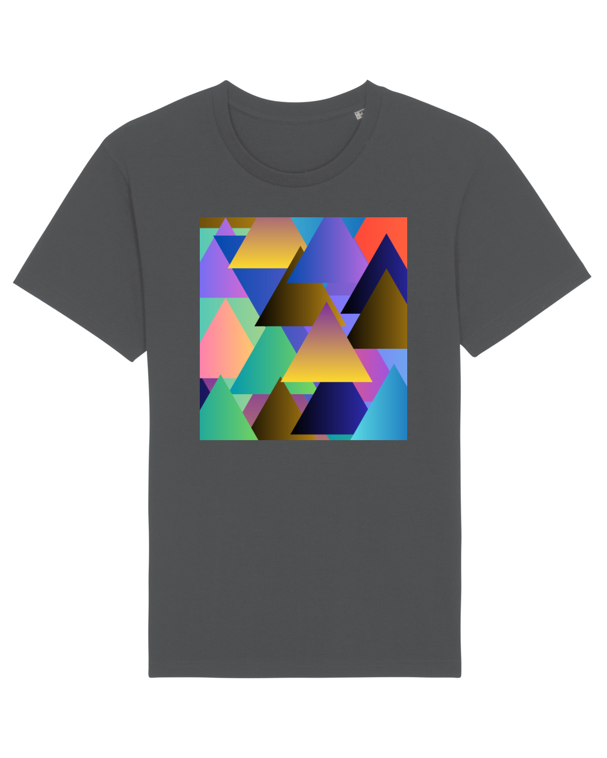Tricou mânecă scurtă Unisex Rocker Anthracite