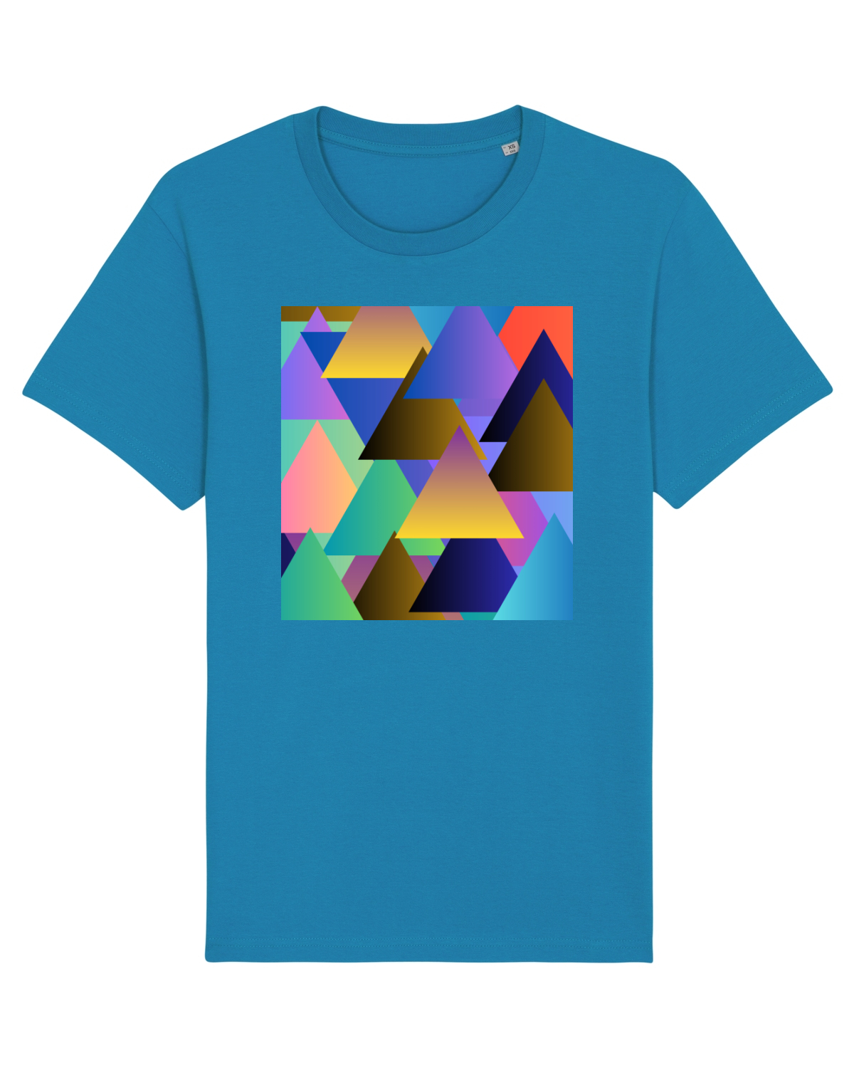 Tricou mânecă scurtă Unisex Rocker Azur