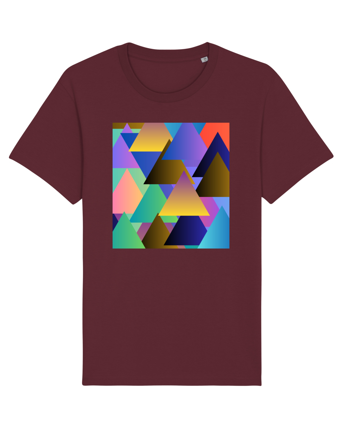 Tricou mânecă scurtă Unisex Rocker Burgundy