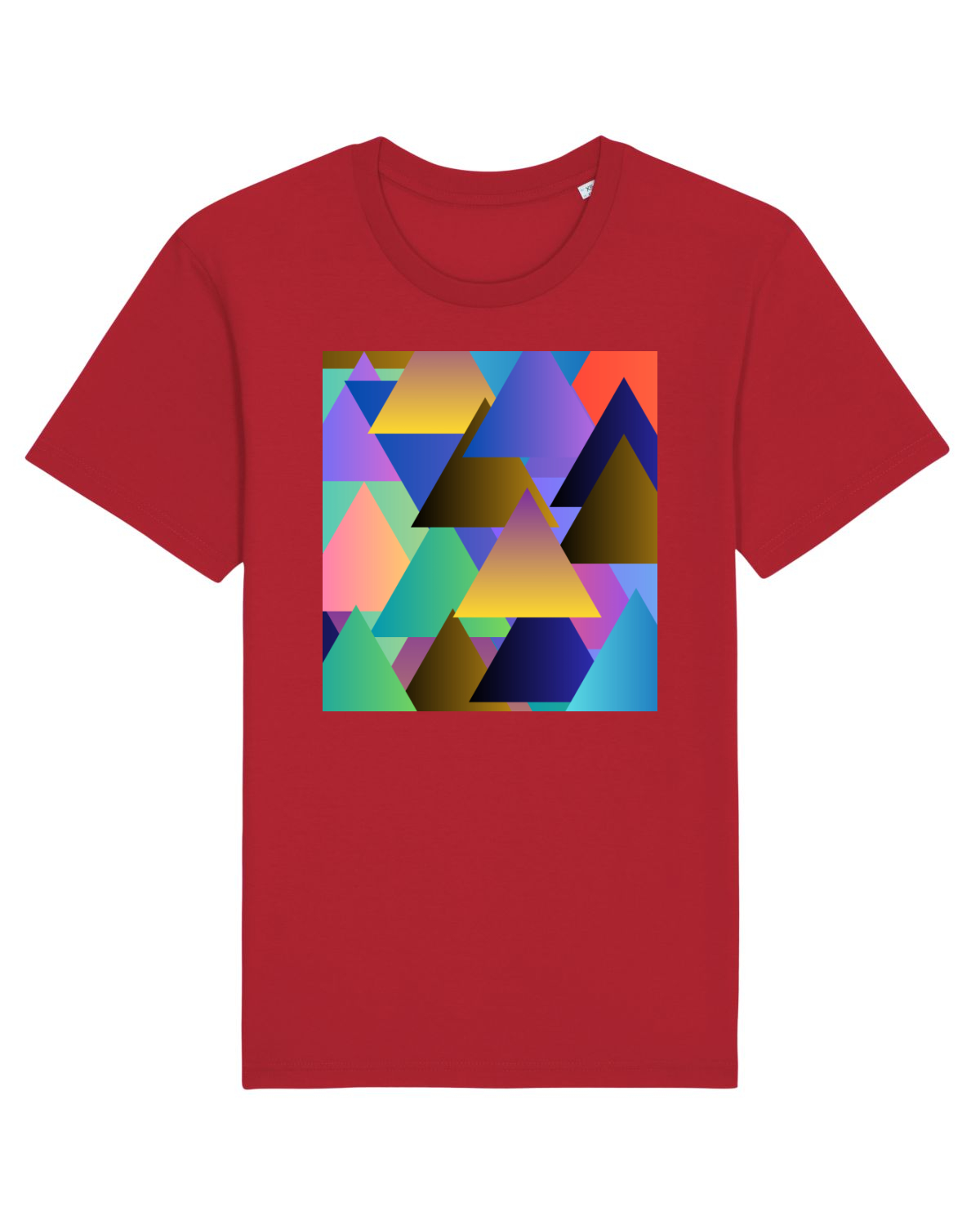 Tricou mânecă scurtă Unisex Rocker Red