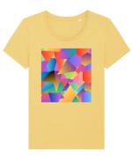 Abstract  Tricou mânecă scurtă guler larg fitted Damă Expresser