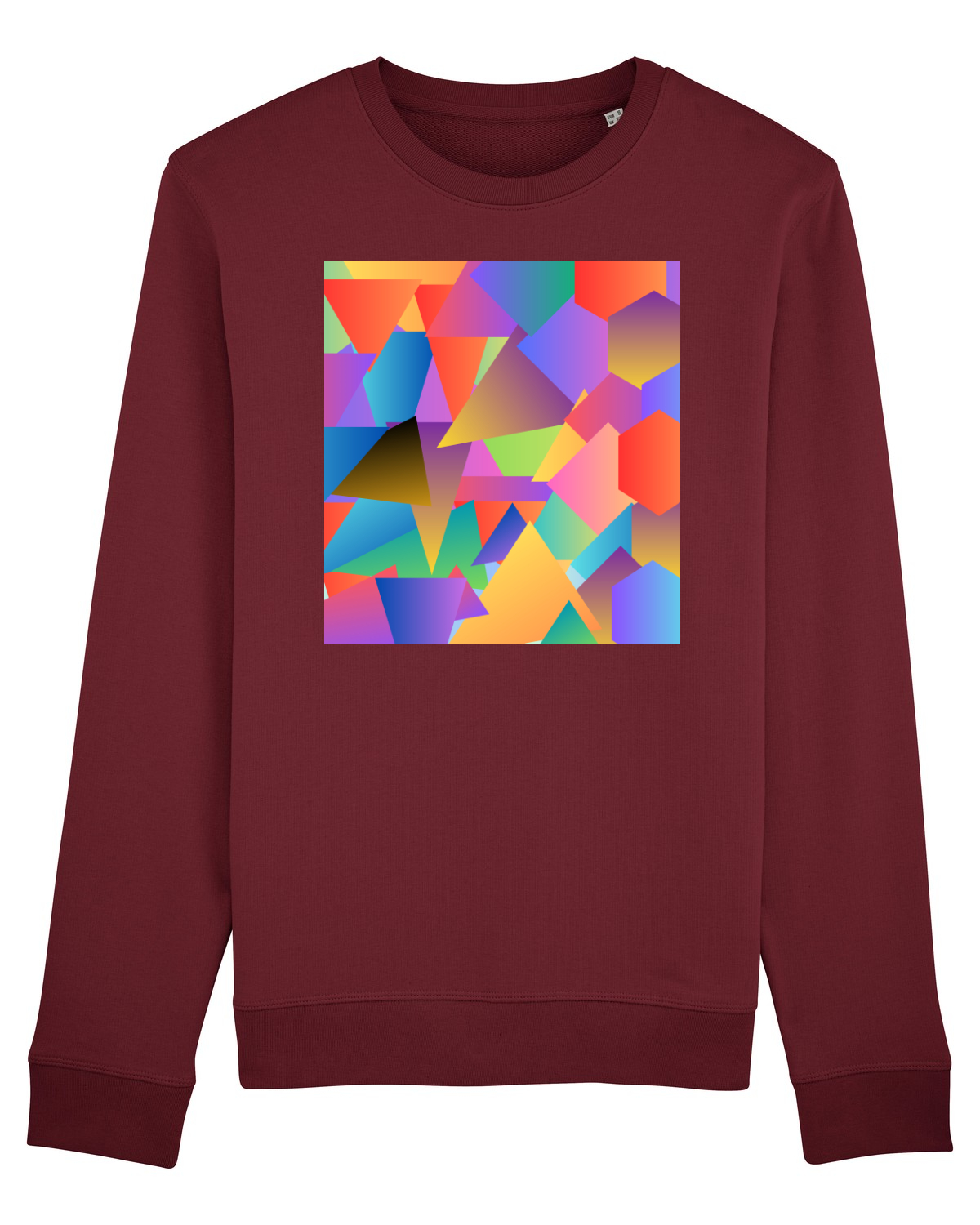 Bluză mânecă lungă Unisex Rise Burgundy