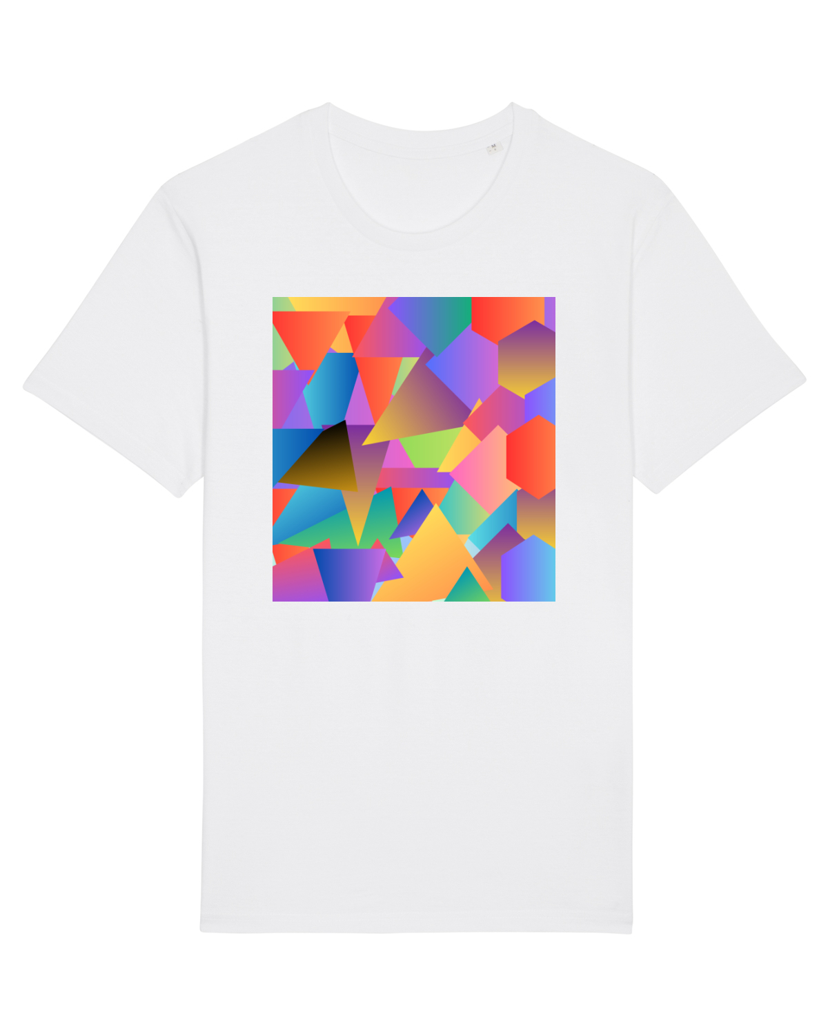 Tricou mânecă scurtă Unisex Rocker White