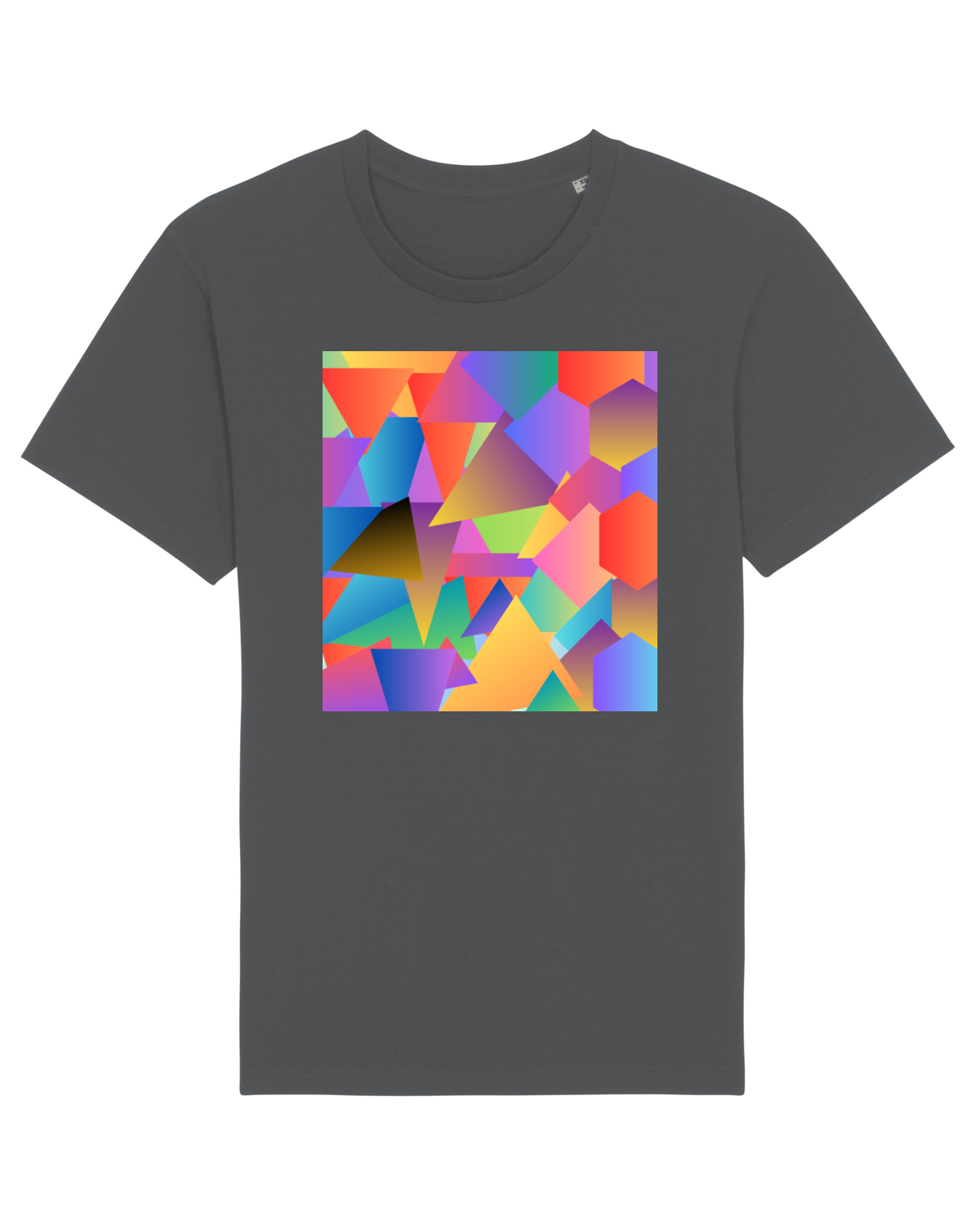 Tricou mânecă scurtă Unisex Rocker Anthracite