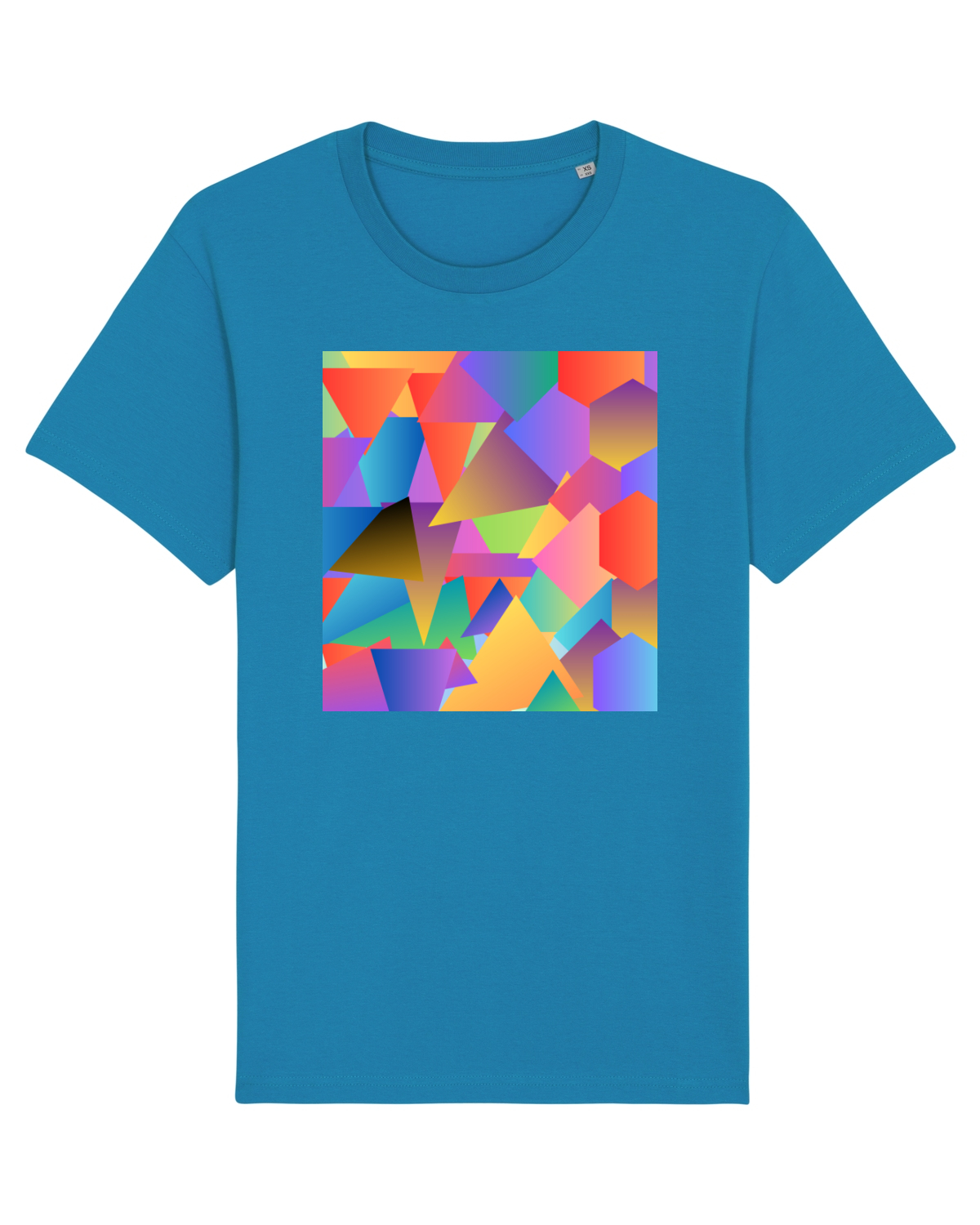 Tricou mânecă scurtă Unisex Rocker Azur