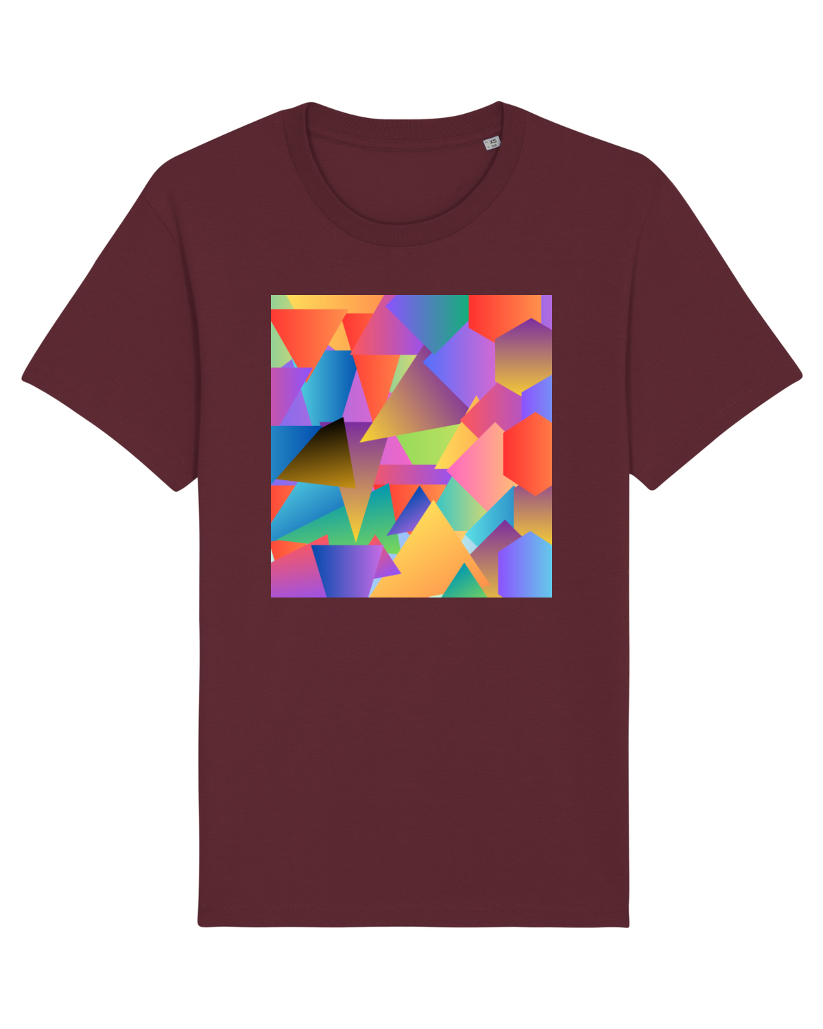 Tricou mânecă scurtă Unisex Rocker Burgundy