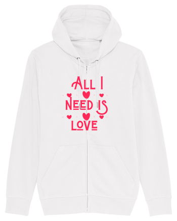 All i need is love White