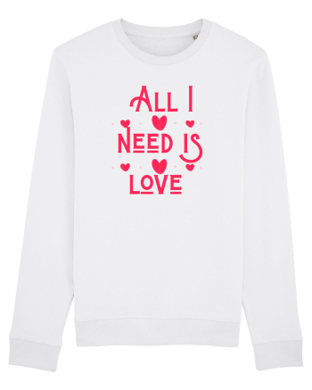 All i need is love White