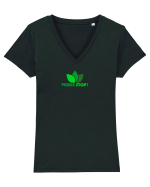VERDE STOP! - jocurile copilariei Tricou mânecă scurtă guler V Damă Evoker