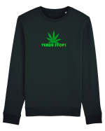 VERDE STOP! - jocurile copilariei & weed Bluză mânecă lungă Unisex Rise
