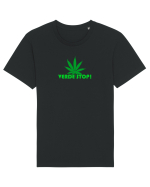 VERDE STOP! - jocurile copilariei & weed Tricou mânecă scurtă Unisex Rocker