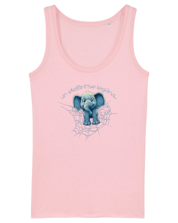 UN ELEFANT SE LEGANA PE O PANZA DE PAIANJEN - jocurile copilariei Cotton Pink