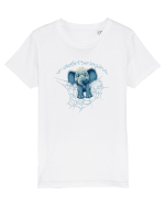 UN ELEFANT SE LEGANA PE O PANZA DE PAIANJEN - jocurile copilariei Tricou mânecă scurtă  Copii Mini Creator