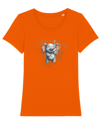 UN ELEFANT SE LEGANA PE O PANZA DE PAIANJEN 2 - jocurile copilariei Bright Orange