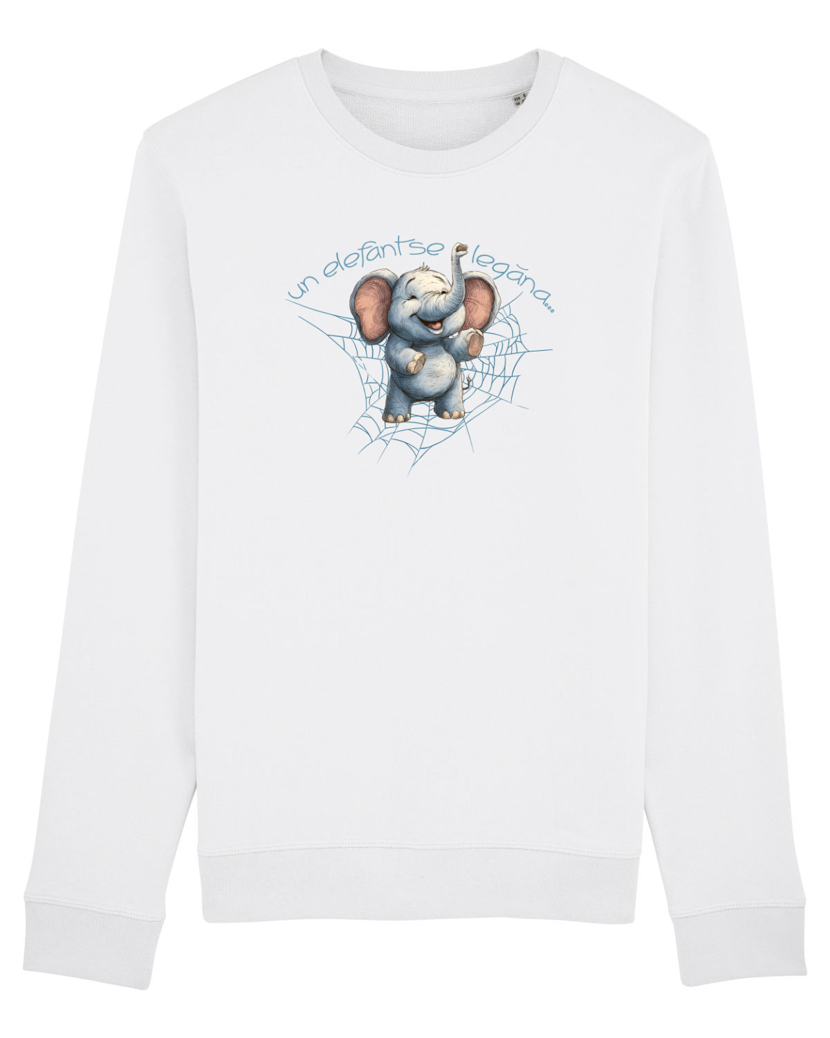 Bluză mânecă lungă Unisex Rise White