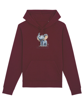 ELEFANT DRAGALAS SIMPATIC  When you face what you fear most Burgundy