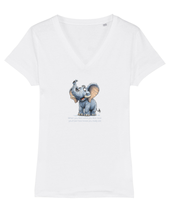 ELEFANT DRAGALAS SIMPATIC  When you face what you fear most White