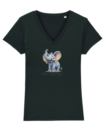 ELEFANT DRAGALAS SIMPATIC  When you face what you fear most Black