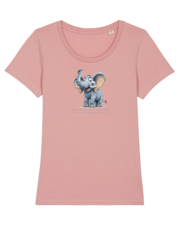 ELEFANT DRAGALAS SIMPATIC  When you face what you fear most Canyon Pink