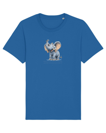 ELEFANT DRAGALAS SIMPATIC  When you face what you fear most Royal Blue