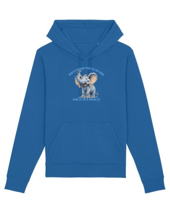 CAND ITI INFRUNTI FRICA CEA MAI MARE - AFLI CAT DE CURAJOS ESTI elefant Royal Blue