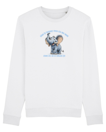 CAND ITI INFRUNTI FRICA CEA MAI MARE - AFLI CAT DE CURAJOS ESTI elefant White