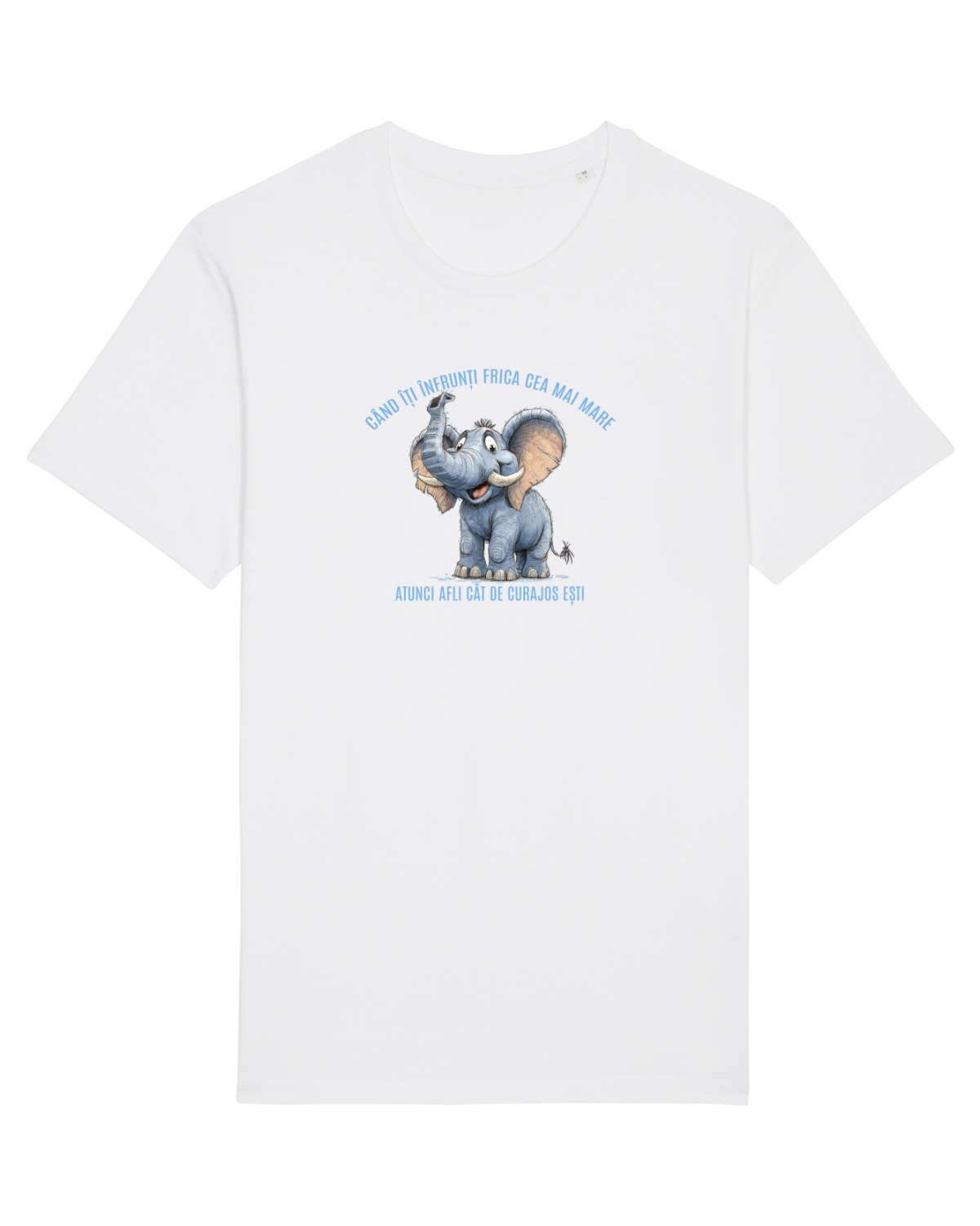 Tricou mânecă scurtă Unisex Rocker White