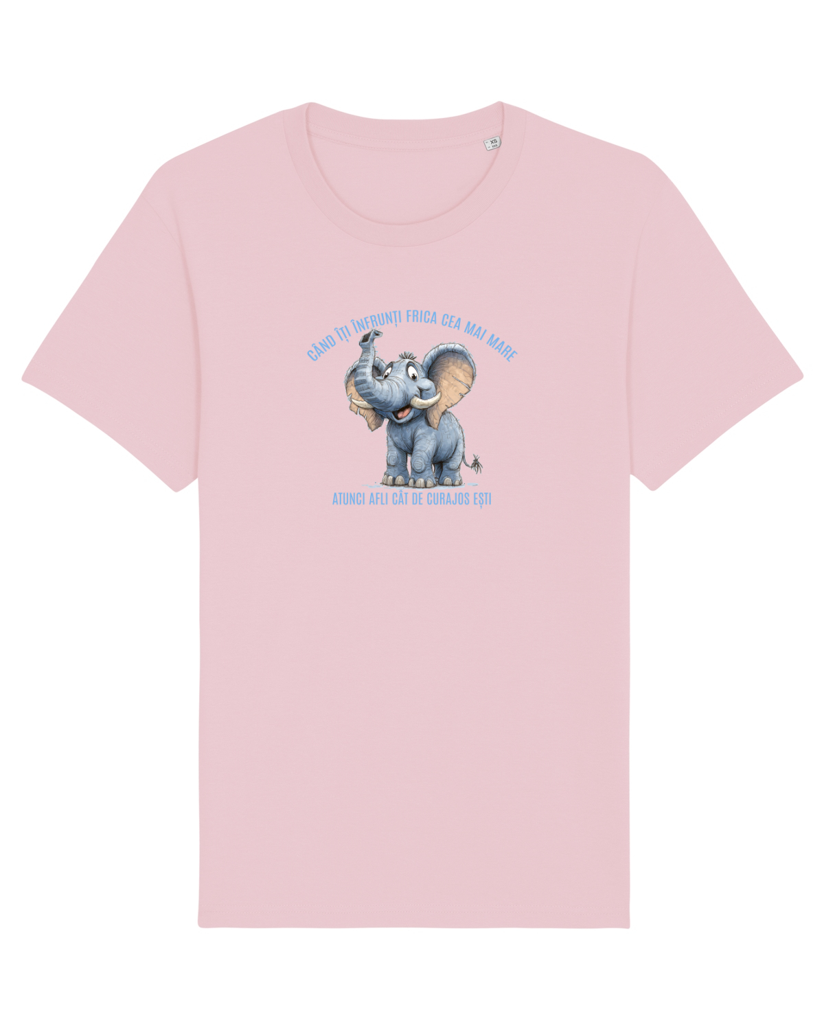 Tricou mânecă scurtă Unisex Rocker Cotton Pink