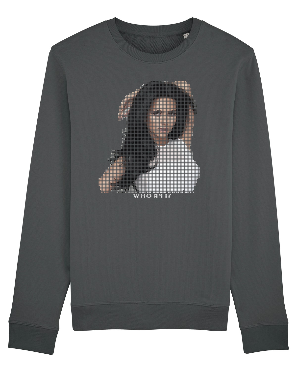 Bluză mânecă lungă Unisex Rise Anthracite