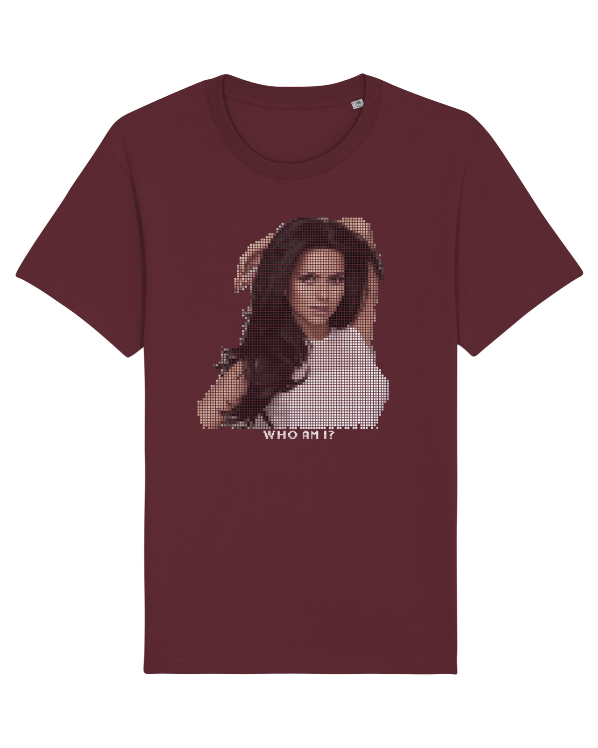 Tricou mânecă scurtă Unisex Rocker Burgundy