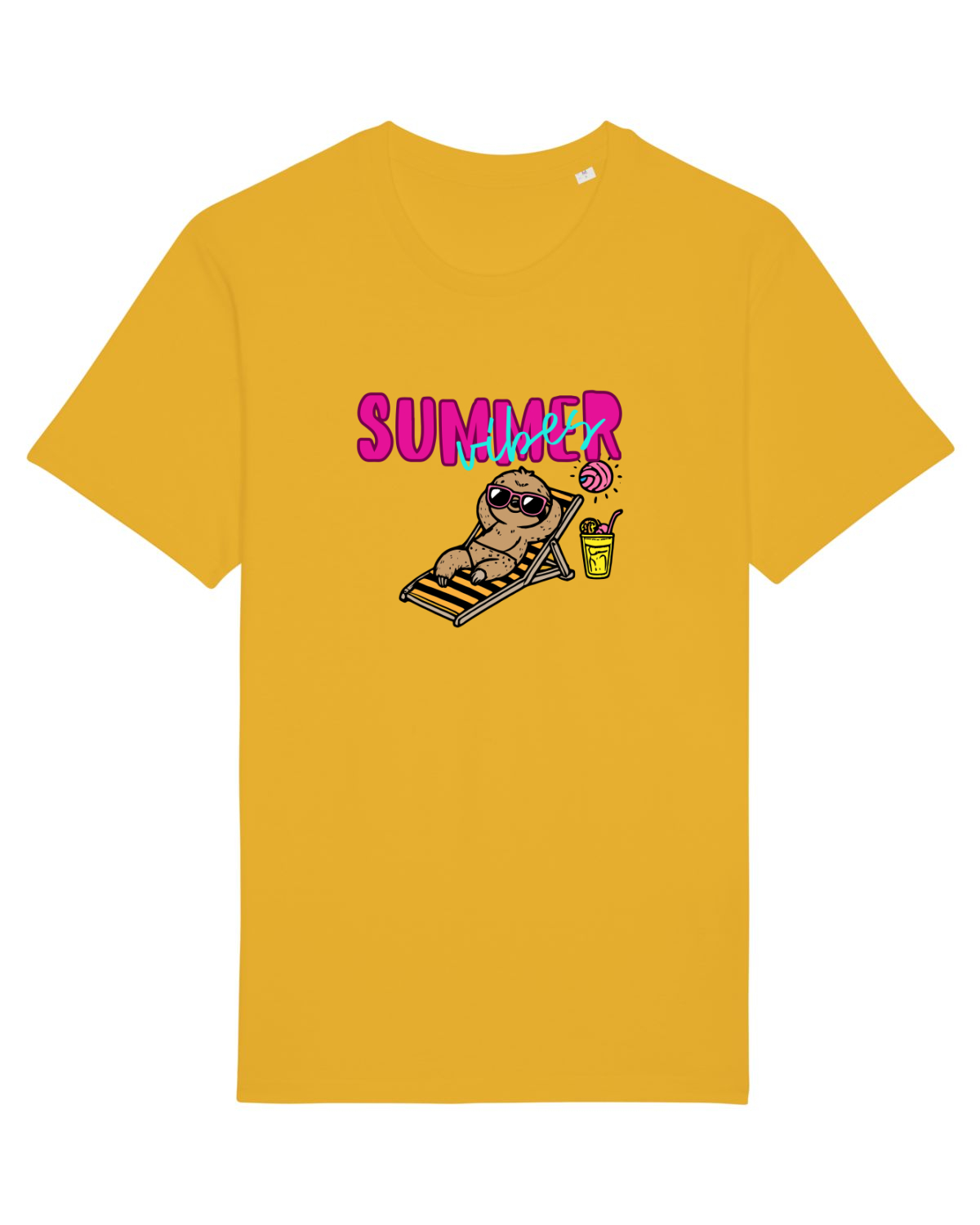 Tricou mânecă scurtă Unisex Rocker Spectra Yellow