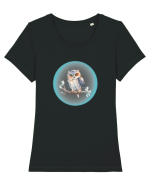 Bufnita  Tricou mânecă scurtă guler larg fitted Damă Expresser