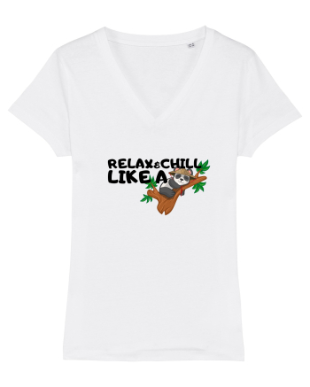 Relax&,chill like a panda White