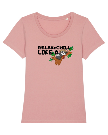 Relax&,chill like a panda Canyon Pink