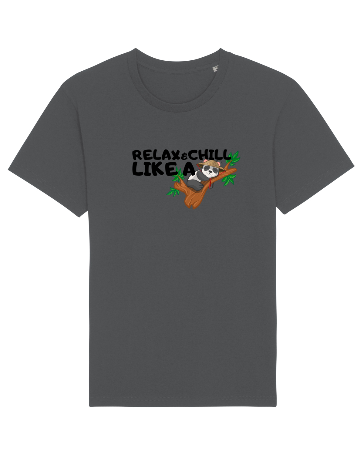 Tricou mânecă scurtă Unisex Rocker Anthracite