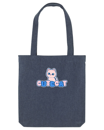 Cute cat Midnight Blue